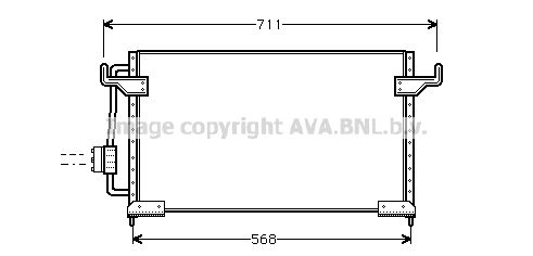 AVA QUALITY COOLING Конденсатор, кондиционер CN5085